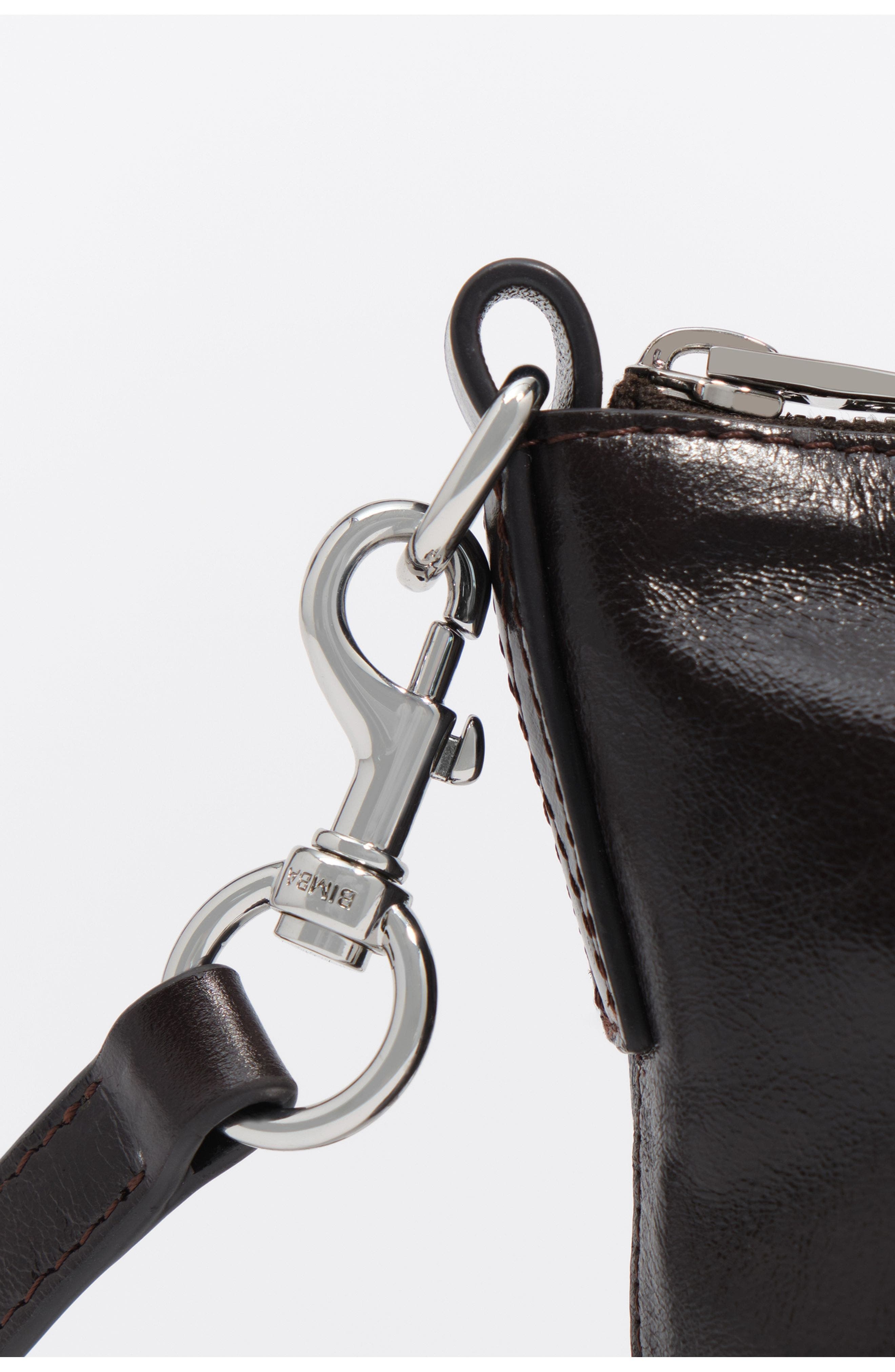 Small Madrid Leather Bag, Alternate, color, BURGUNDY