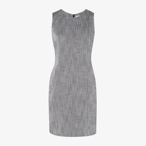 M.m.lafleur Carolina Shift Dress In Black/white