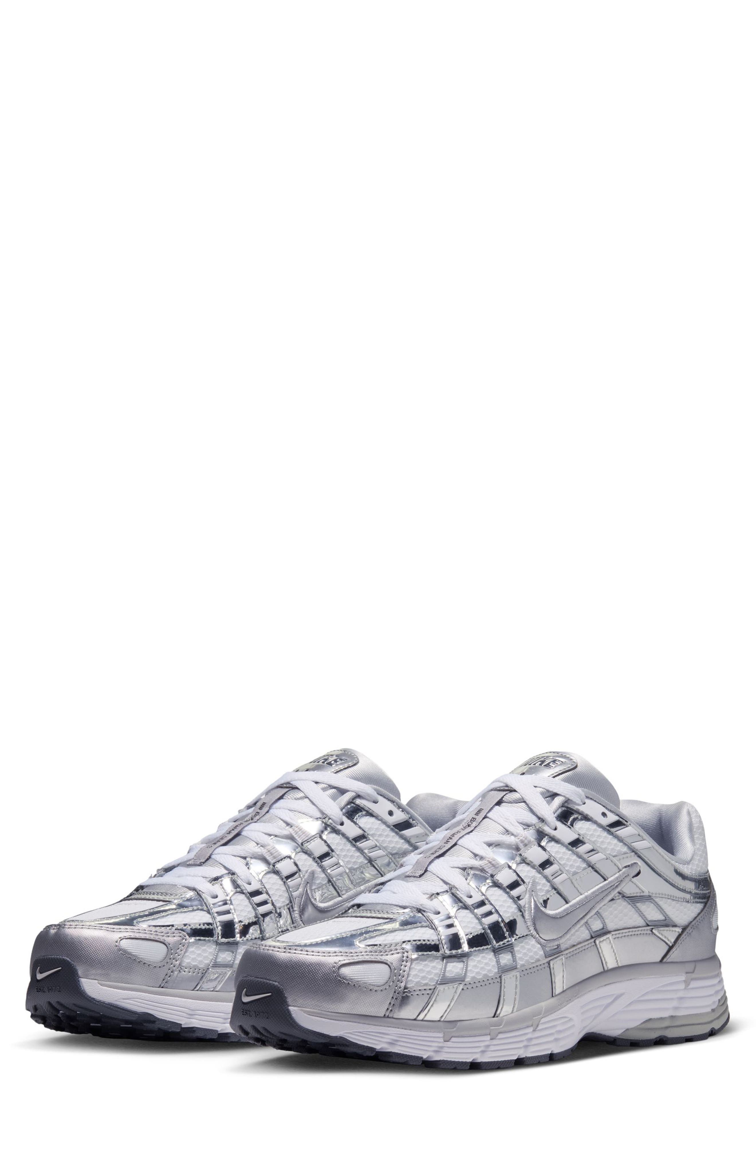 WHITE/ METALLIC SILVER