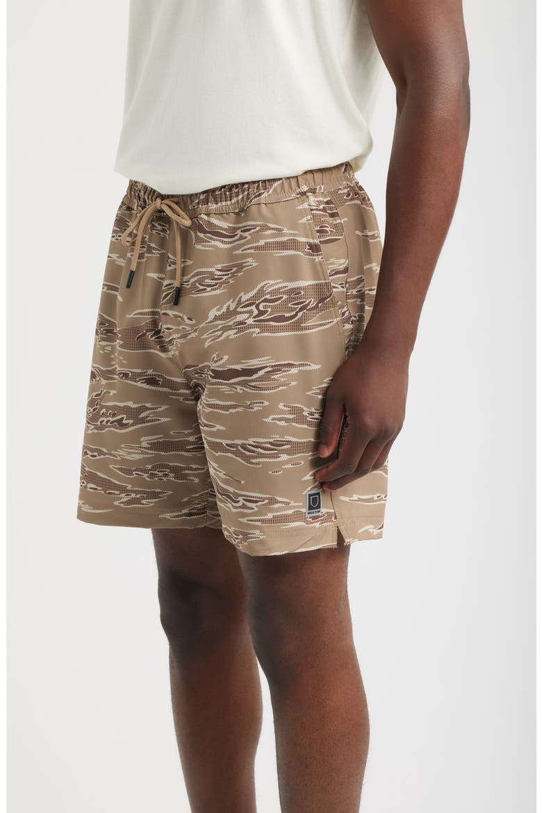 Journey Active Water Repellent Performance Shorts, Alternate, color, DESERT TIGER CAMO