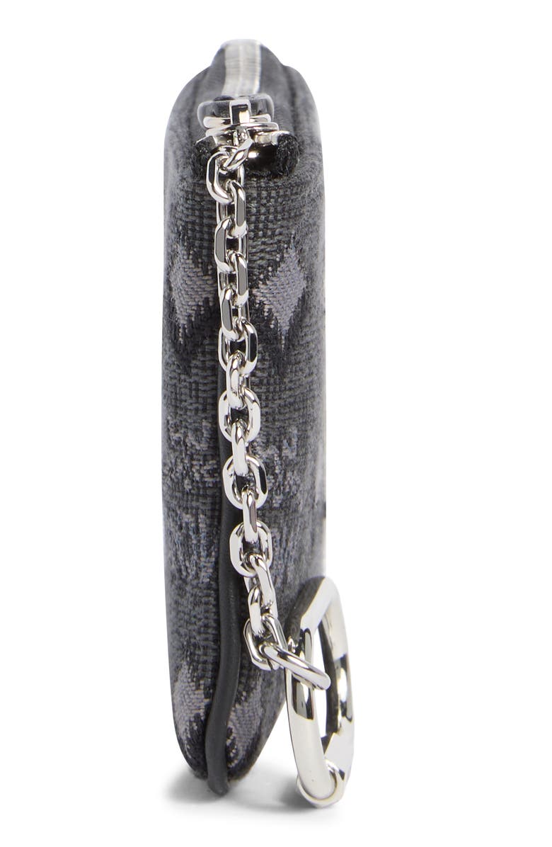 MCM Aren Monogram Wallet, Alternate, color, Dark Grey