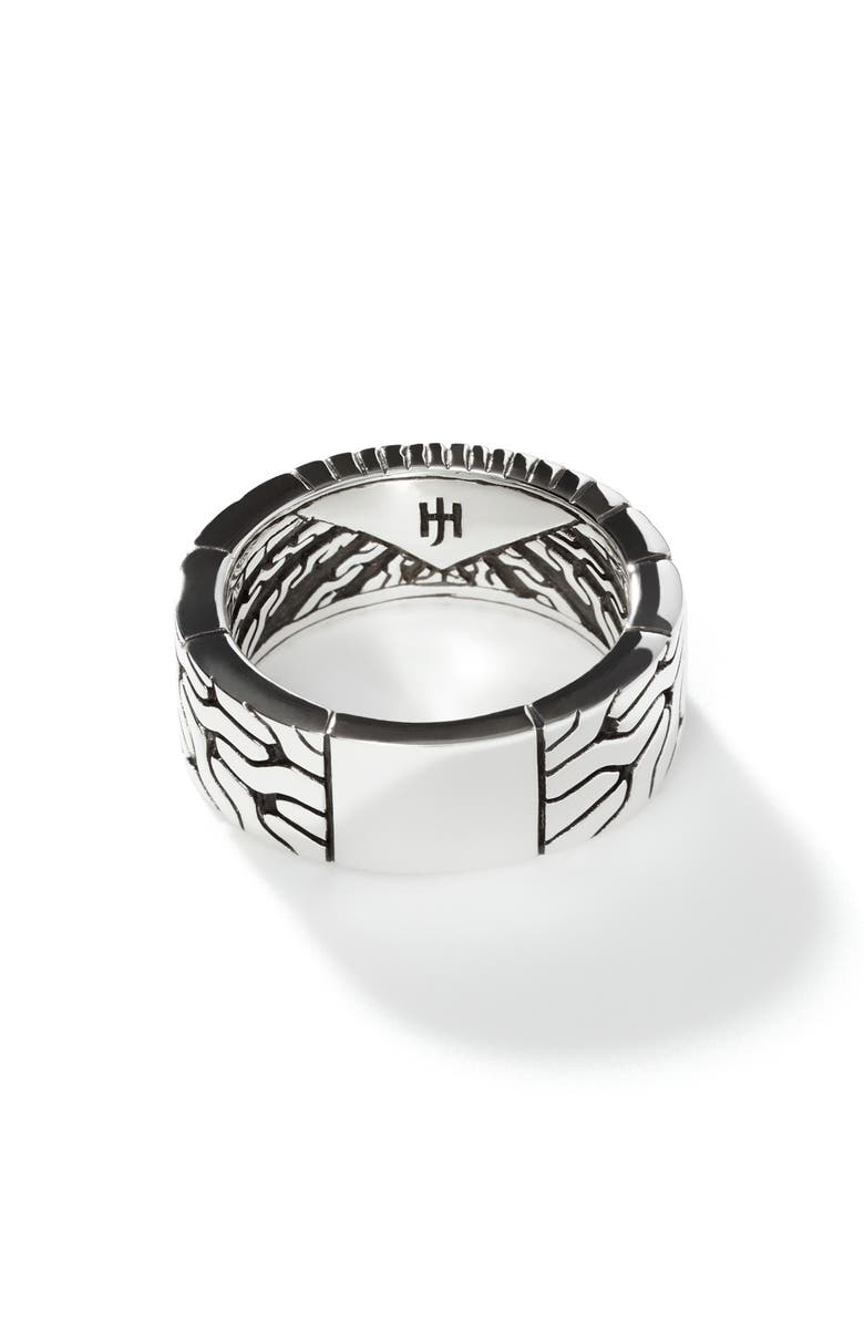 John Hardy Carved Chain Band Ring, Alternate, color, 