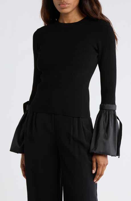 Simkhai Agata Trumpet Sleeve Top