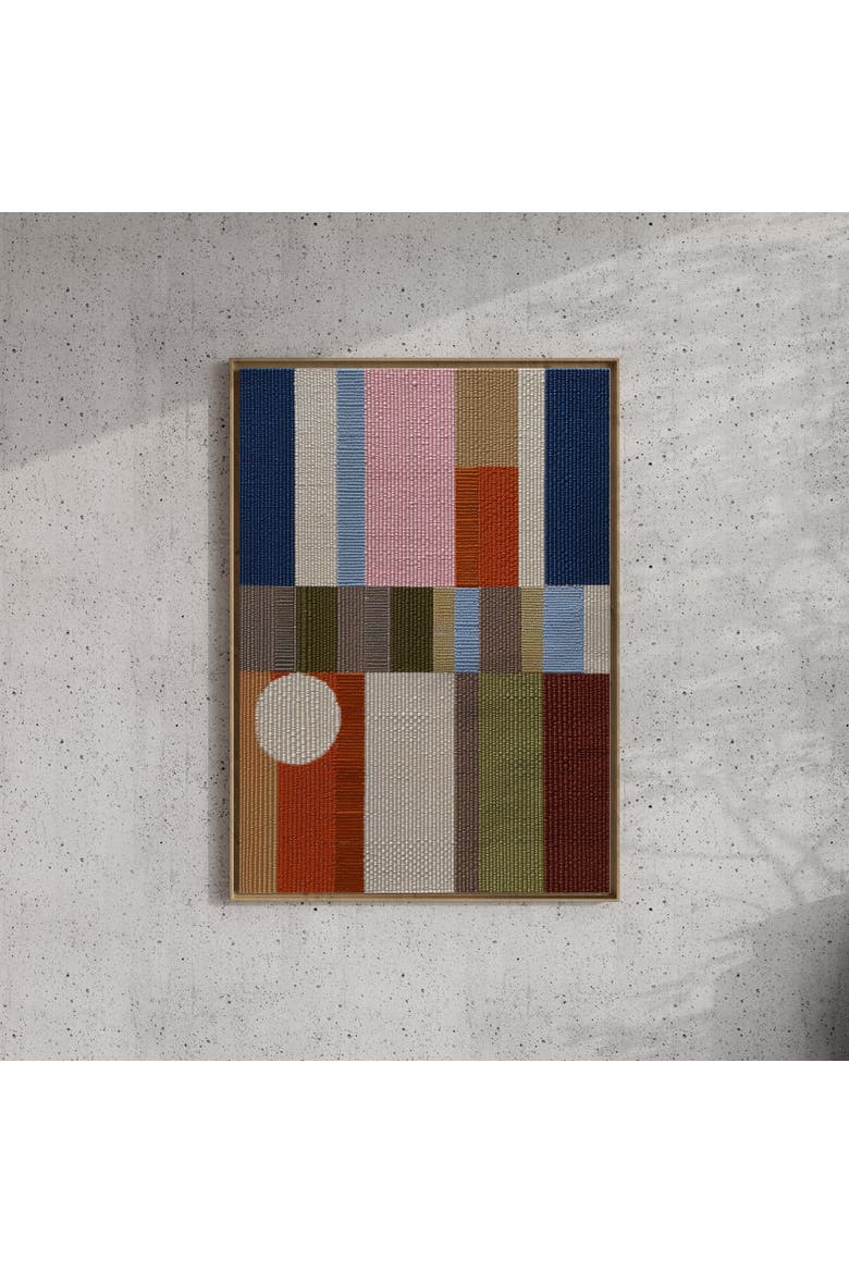 Woven Perspectives No. 07 Geometric Abstract Art Print, Alternate, color, Unframed - 12x16