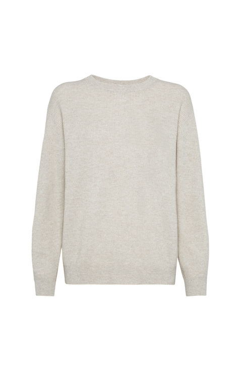 English Rib knit sweater
