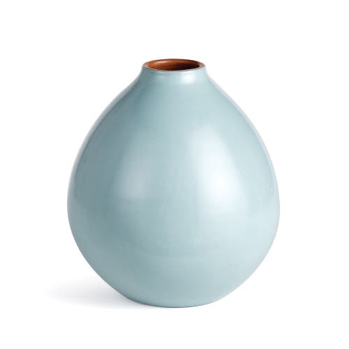 Napa Home & Garden 11" x 12" Lucela Peruvian Clay Medium Handcrafted Decorative Vase in Blue  product