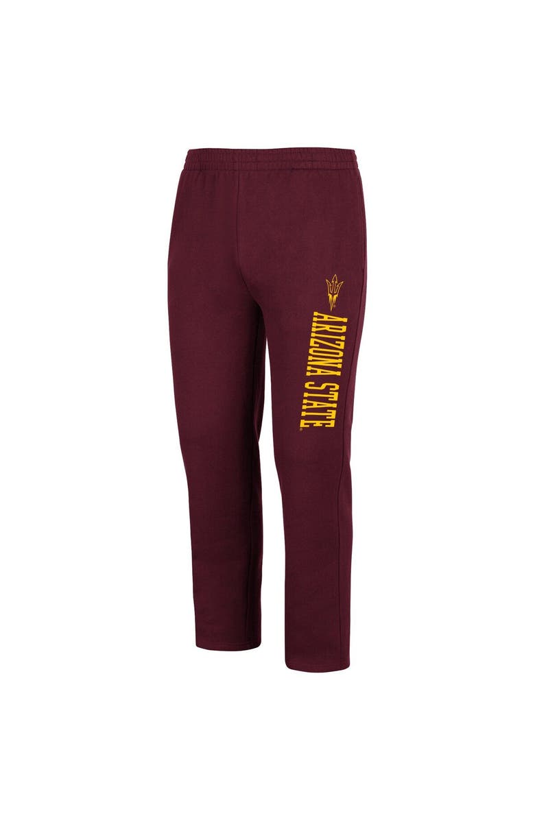 COLOSSEUM Men's Colosseum Maroon Arizona State Sun Devils Fleece Pants, Alternate, color, 