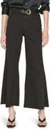 FRAME Le Palazzo Raw Hem Wide Leg Jeans