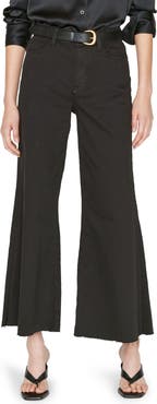 FRAME Le Palazzo Raw Hem Wide Leg Jeans
