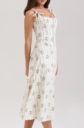 Dionne Corset Midi Sundress