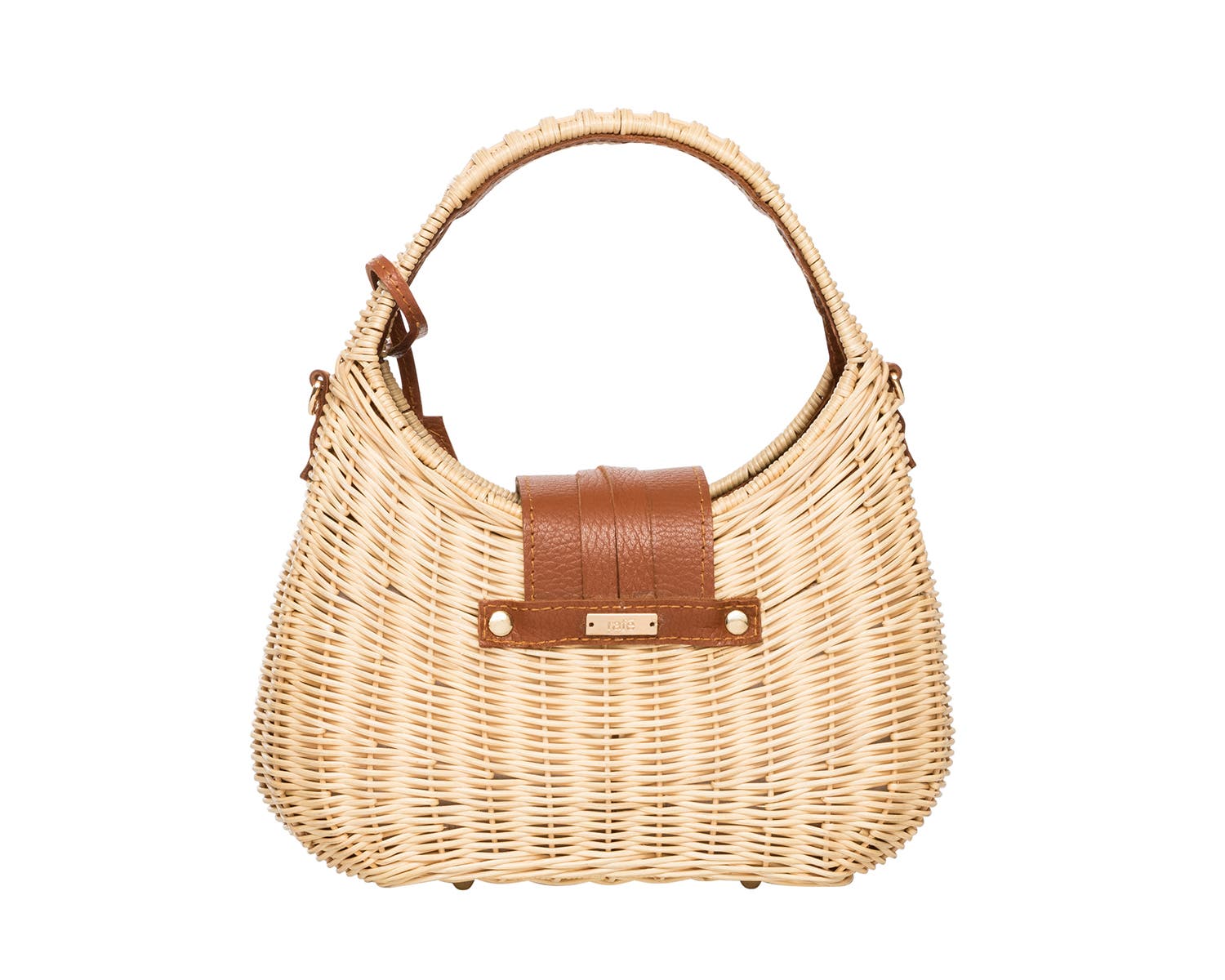 Rafe New York Mika Top Handle, Alternate, color, Natural / Cognac