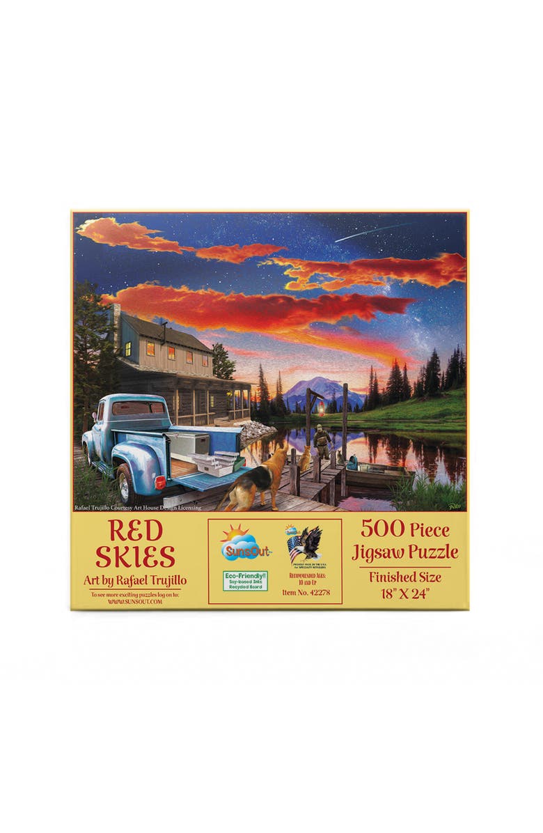 Sunsout Red Skies 500 piece Jigsaw Puzzle for Adults, Alternate, color, Multicolor