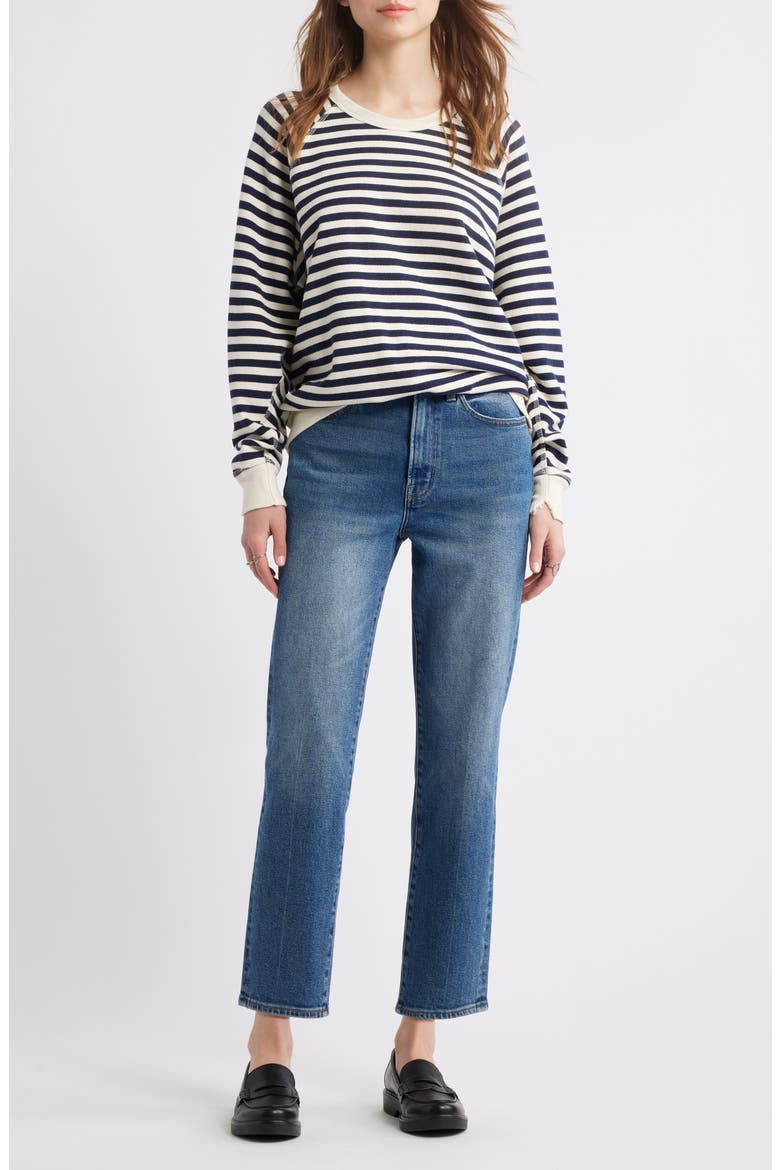 The College Sweatshirt, Alternate, color, NAVY SAILOR STRIPE
