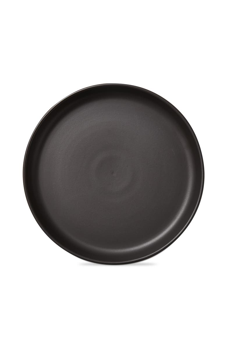 tag Logan Salad Plate Stoneware Dishwasher Safe Black 9.5 Inch, Main, color, Black
