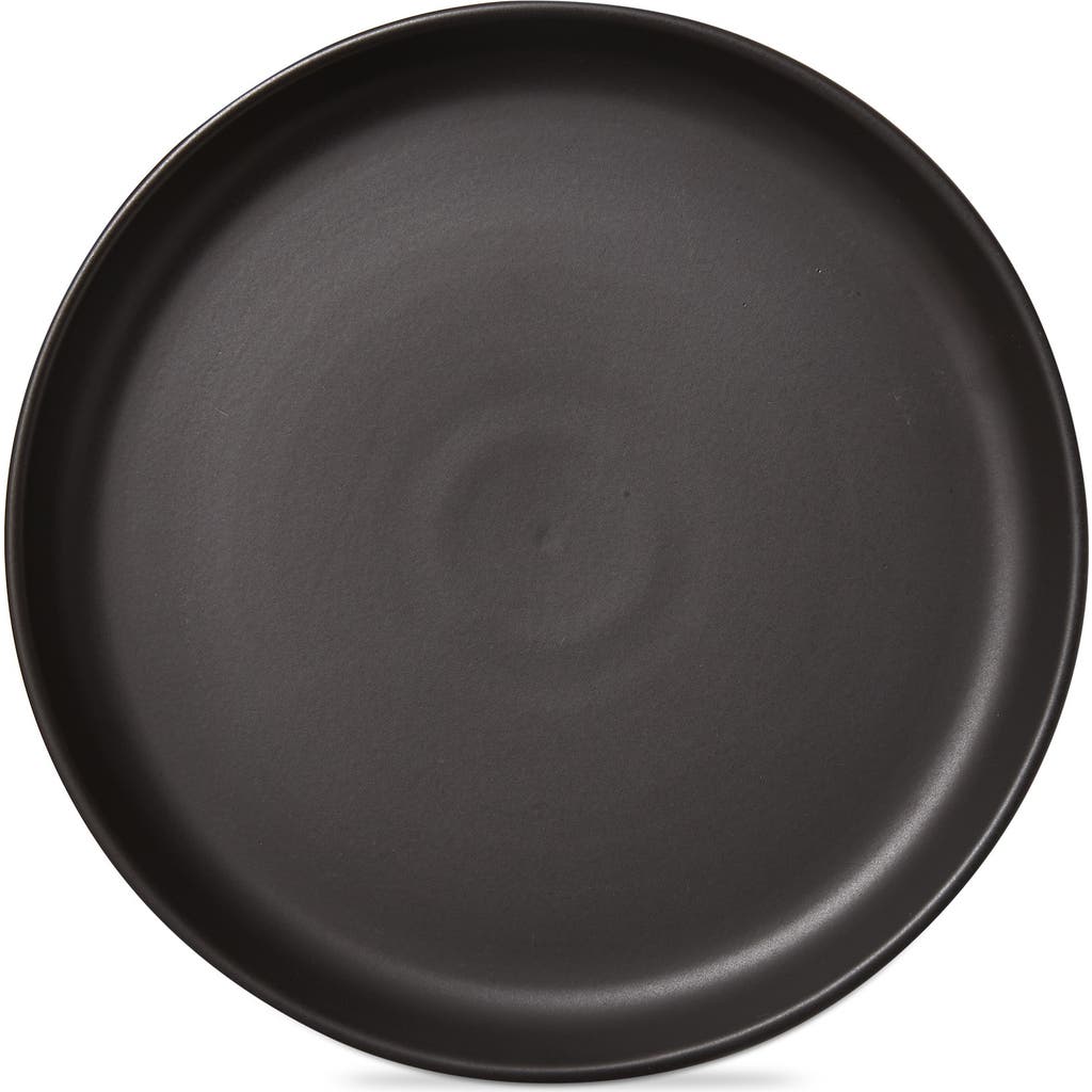 Tag Logan Salad Plate Stoneware Dishwasher Safe Black 9.5 Inch