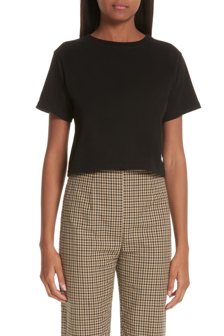 x Paramount Grease Danny Crop Top (Nordstrom Exclusive), Main, color, DANNY BLACK