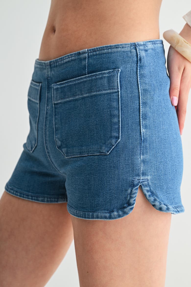 The Sunday Patch Pocket Short, Alternate, color, Medium Wash