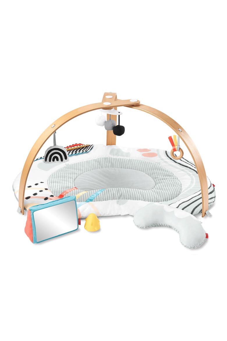 Discoverosity Montessori Inspired Wooden Play Gym, Main, color, MULTI