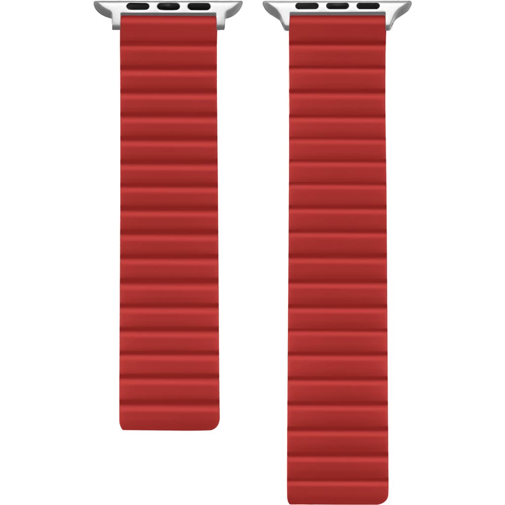 The Posh Tech Silicone Apple Watch® Watchband In Red