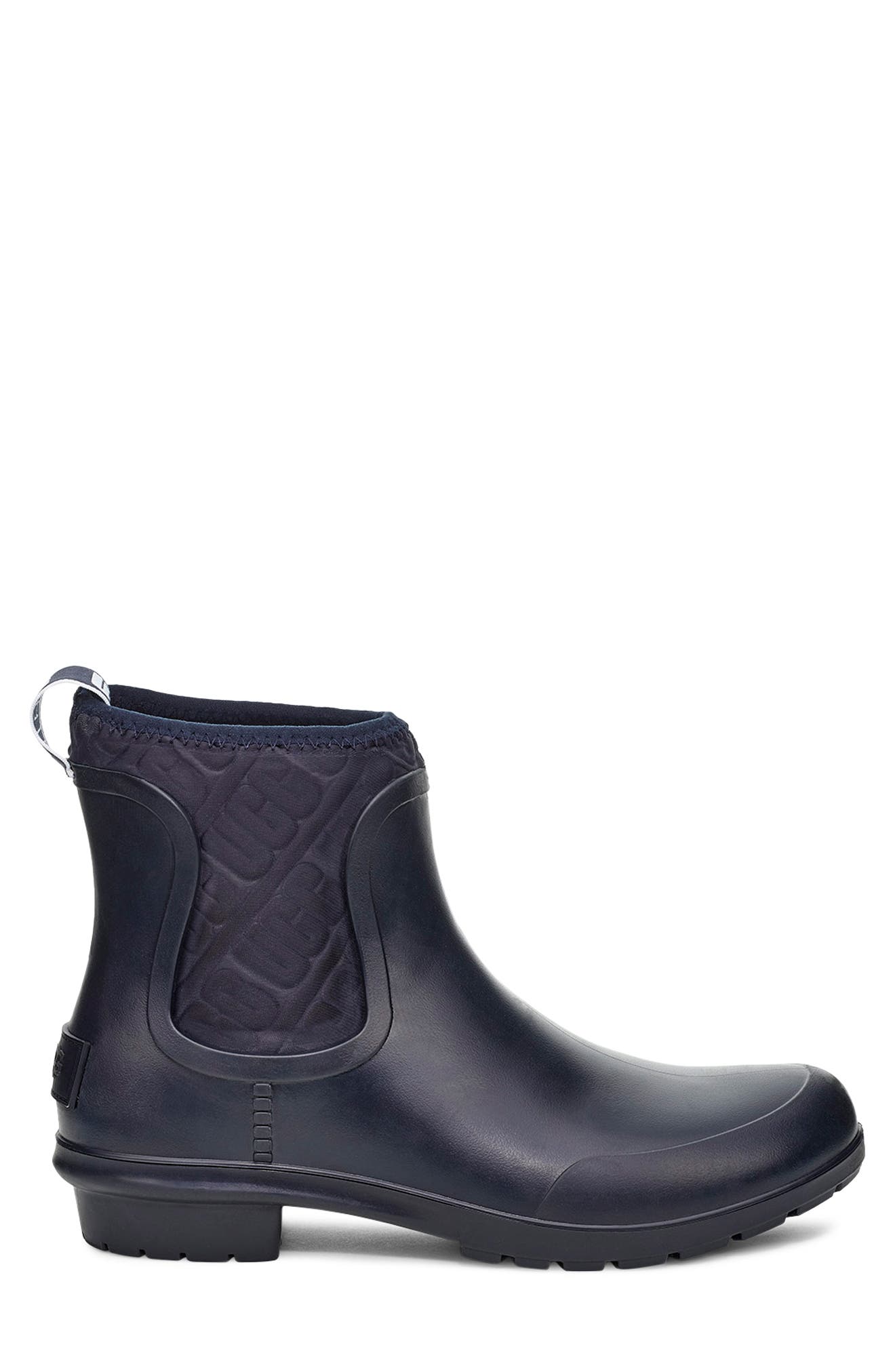 Chevonne Chelsea Waterproof Rain Boot, Main, color, NAVY RUBBER