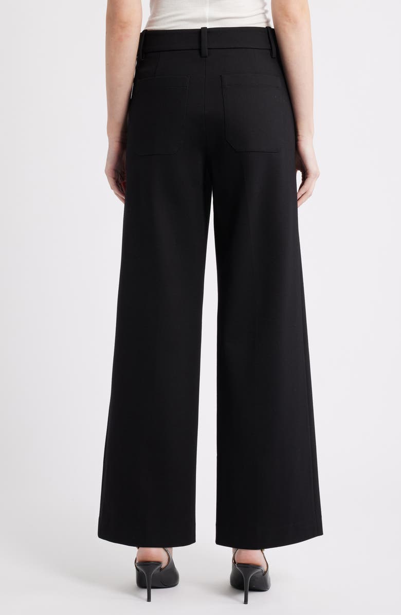 FRAME The Modernist High Waist Wide Leg Pants, Alternate, color, Black