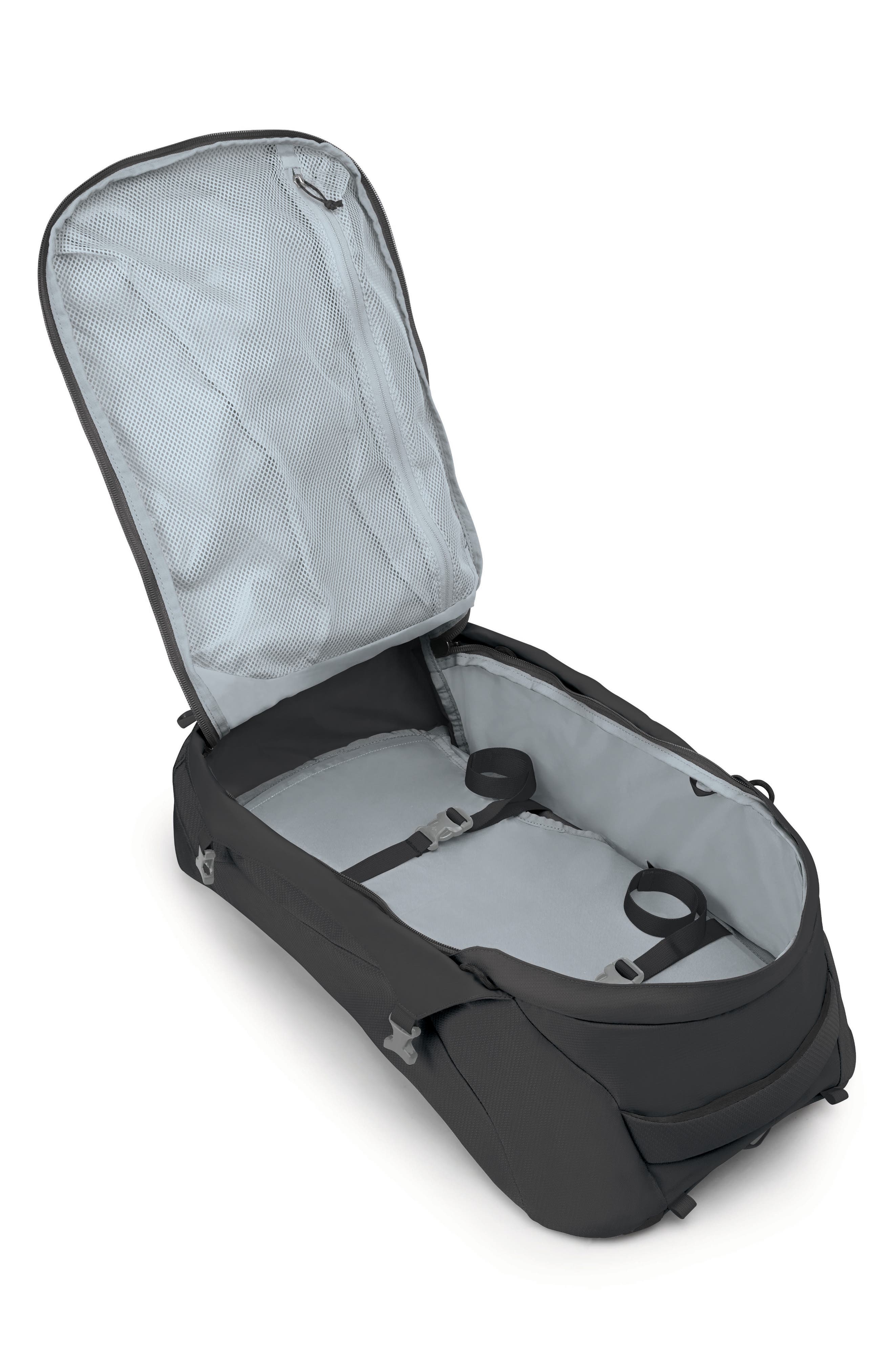 Fairview 55-Liter Travel Backpack, Alternate, color, BLACK/BLACK
