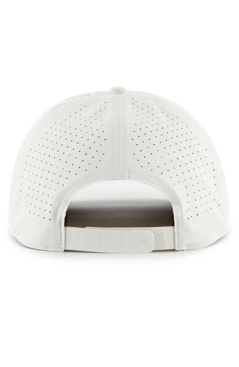 '47 Men's '47 White Michigan Wolverines Forward Collection Loop Hitch Adjustable Hat, Alternate, color, 