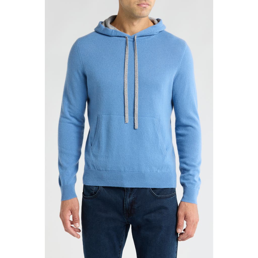 Amicale Relaxed Cashmere Hooded Sweater In Multi