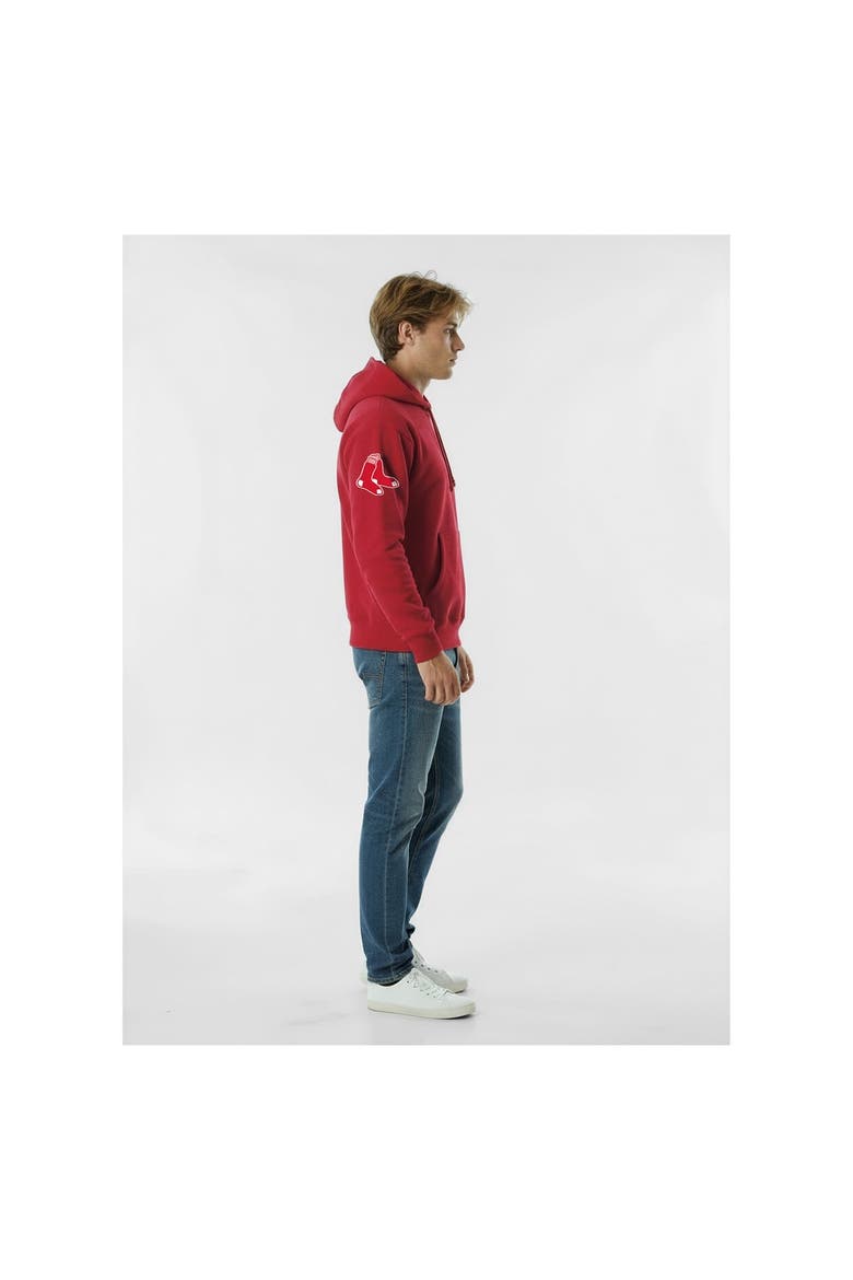Men's Champion  Red Boston Red Sox Reverse Weave Chenille Hoodie, Alternate, color, Red