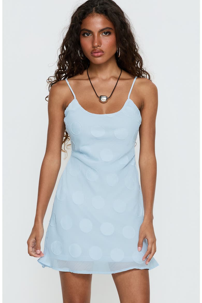 Lissie Scoop Neck Minidress, Alternate, color, BLUE MULTI