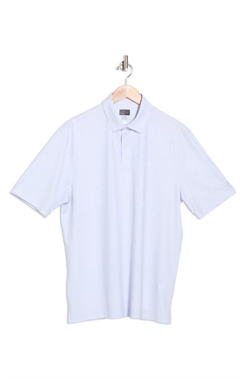 Greg Norman Knit Polo In Gray