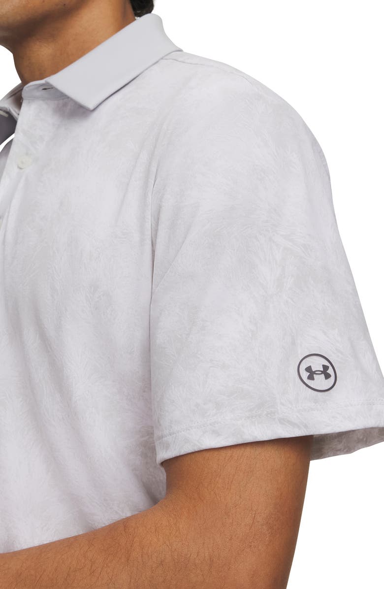 Under Armour UA ArmourDry Performance Golf Polo, Alternate, color, Halo Gray