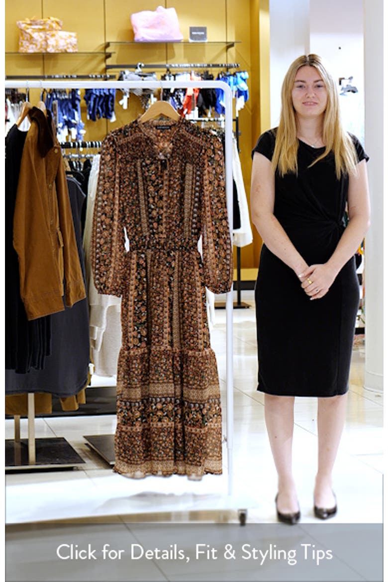 The Leyla Floral Print Long Sleeve Maxi Dress video
