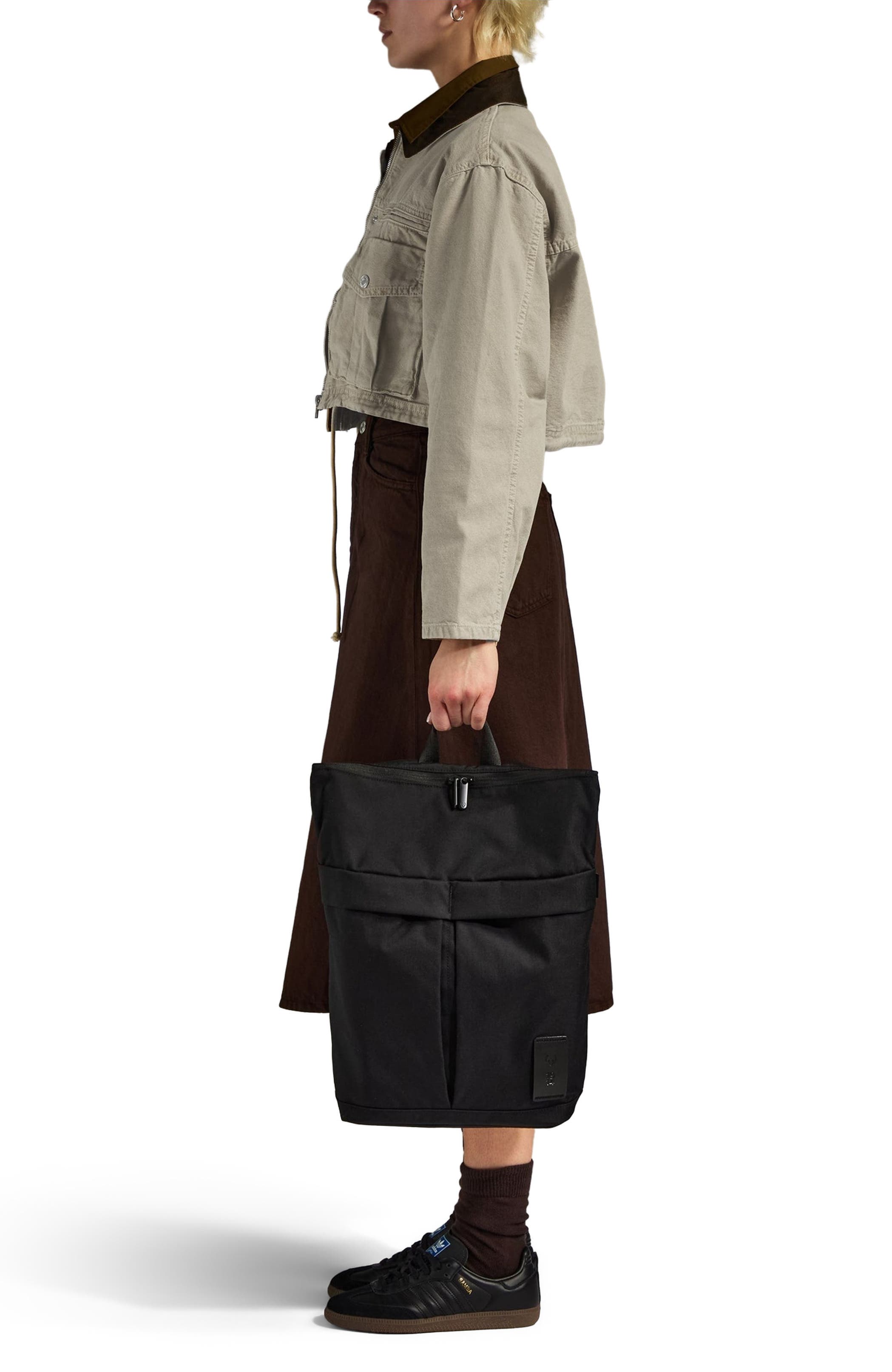 Core Zip Top Backpack, Alternate, color, Black