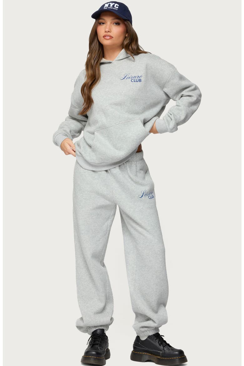 Leisure Club Sweatpants, Alternate, color, GRAY-MELANGE