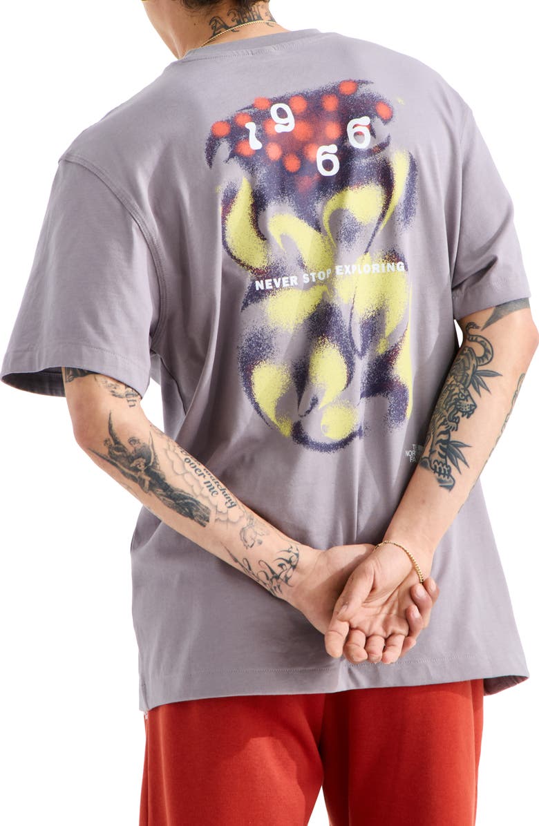 The North Face 1966 Motion Relaxed Graphic T-Shirt, Alternate, color, Transcendent Grey