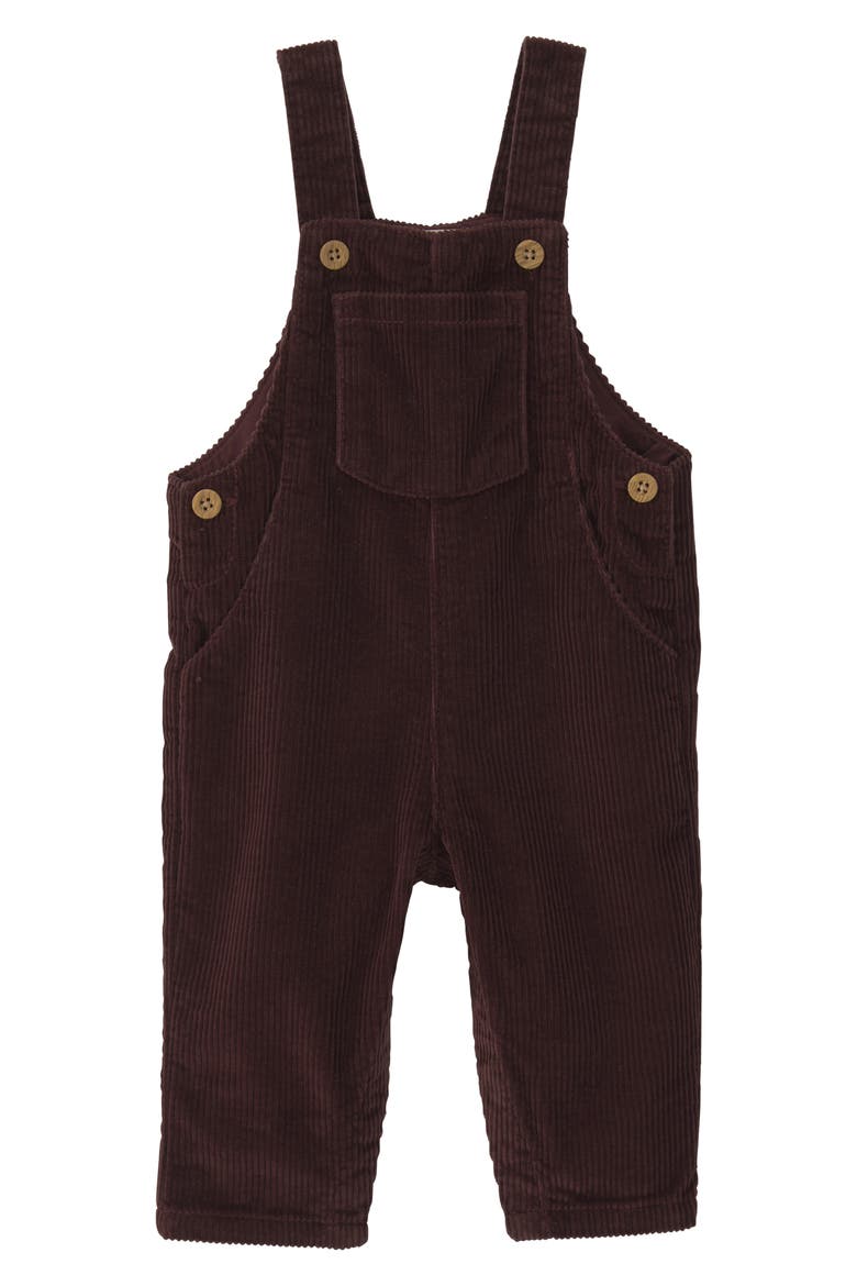 Organic Cotton Overalls, Main, color, BROWN