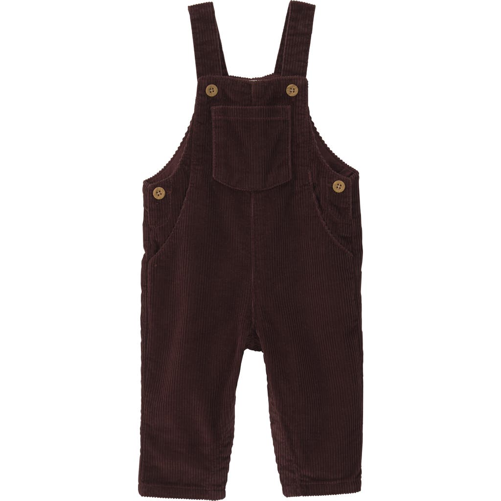 Little Planet Babies' Organic Cotton Overalls In Brown
