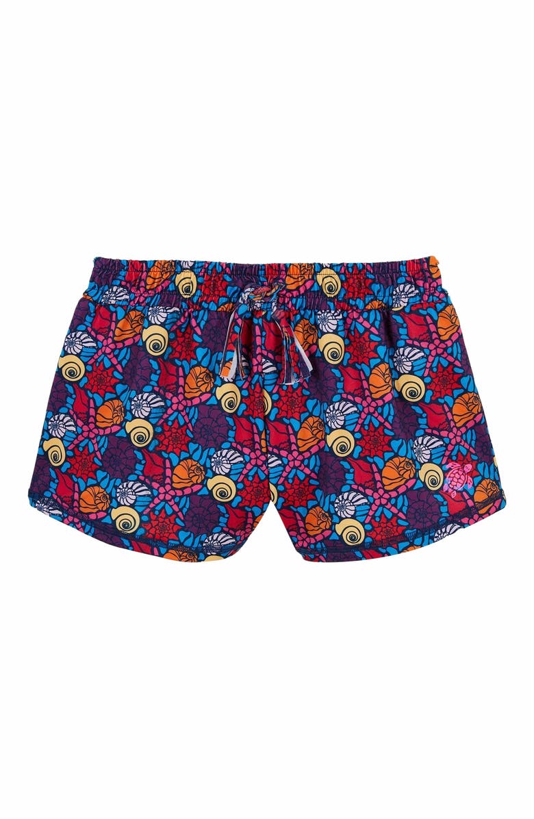 Vilebrequin Kids' Noumea Sea Shells UV Protection Shorts, Main, color,