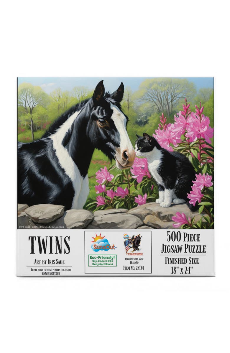 Sunsout Twins 500 piece Jigsaw Puzzle for Adults, Alternate, color, Multicolor