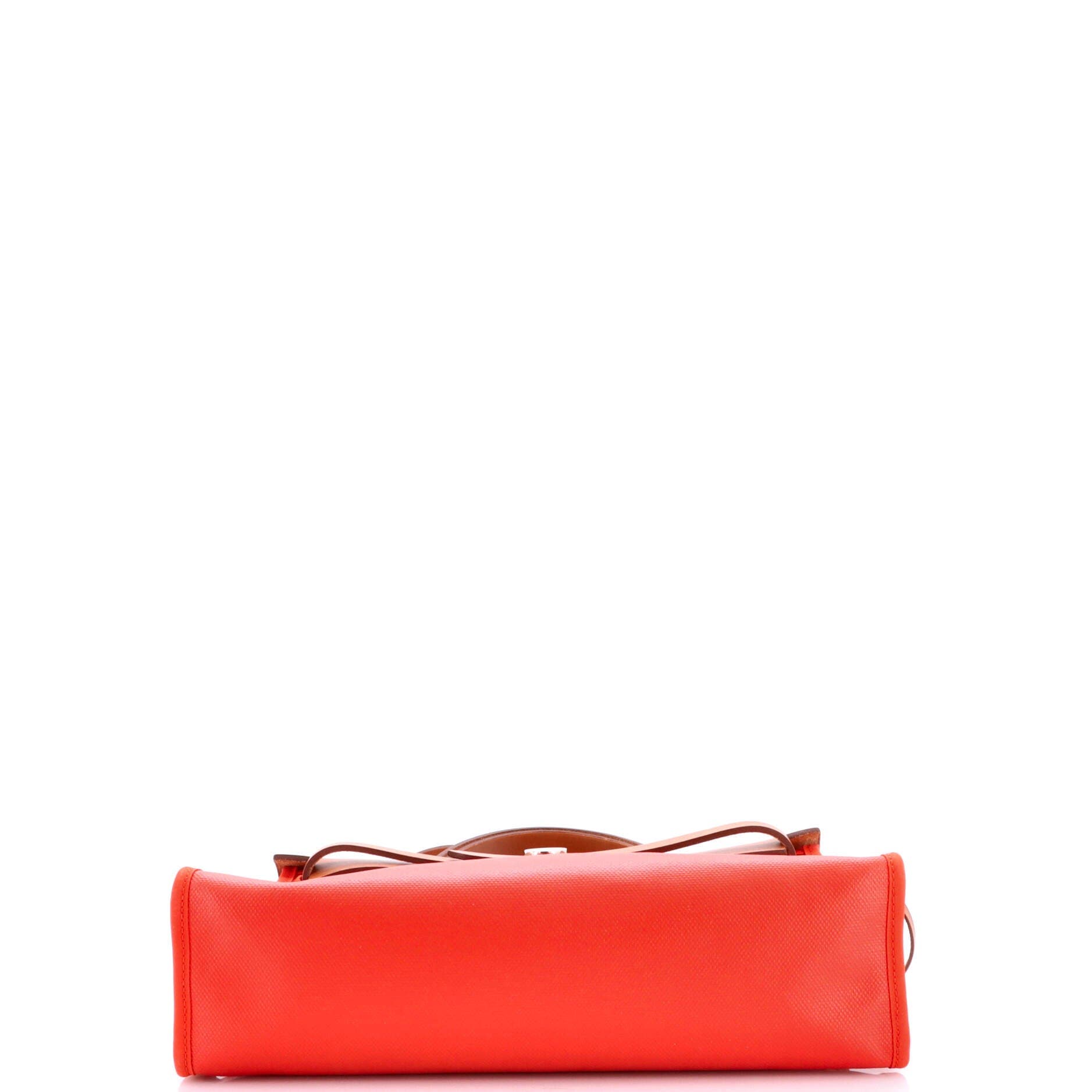 Herbag Zip Berline Vache Canvas and Leather 31, Alternate, color, Capucine