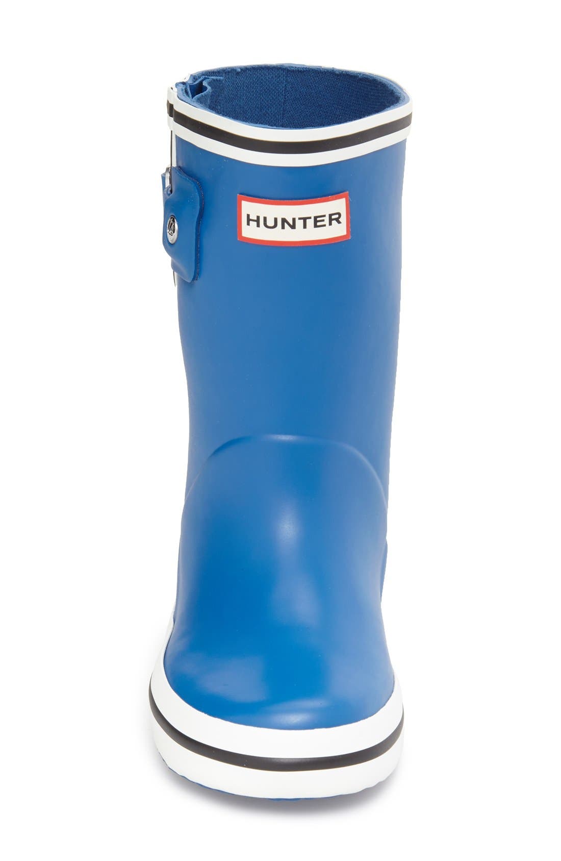 Buoy Stripe Rain Boot, Alternate, color, BLUE/ WHITE
