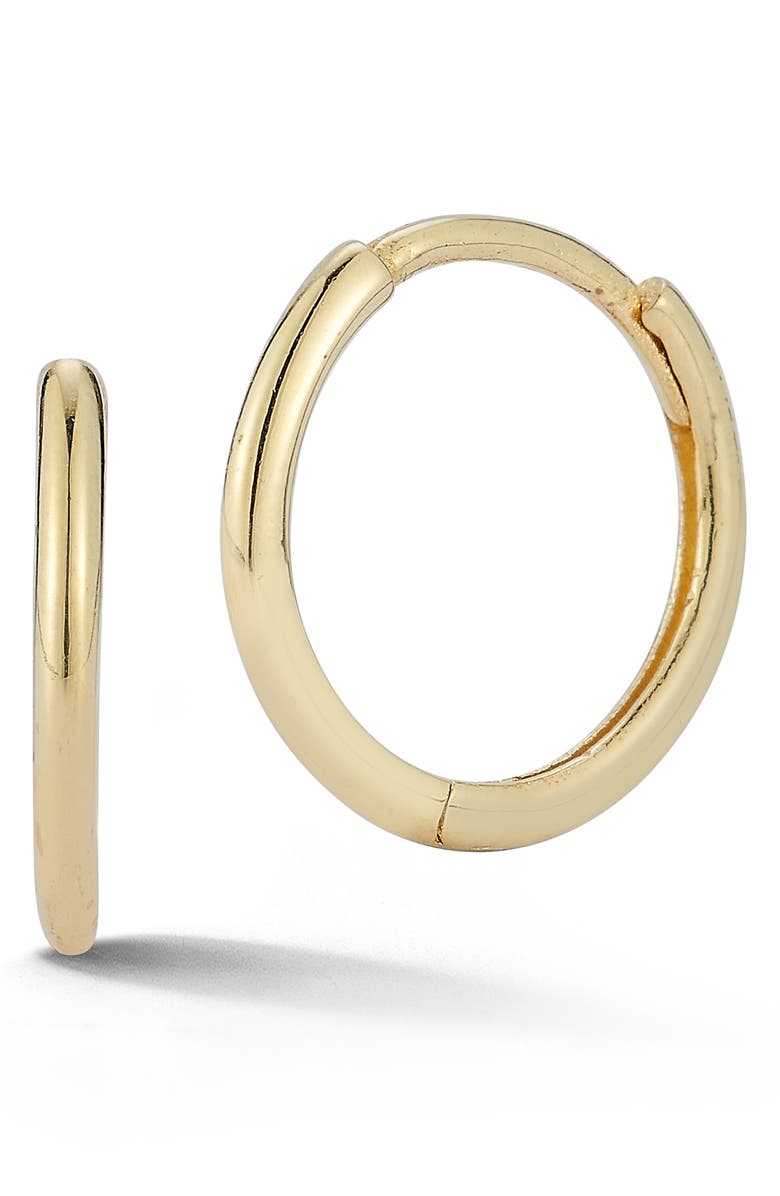 Ember Fine Jewelry 14K Gold Huggie Hoop Earrings, Main, color, 14K Gold