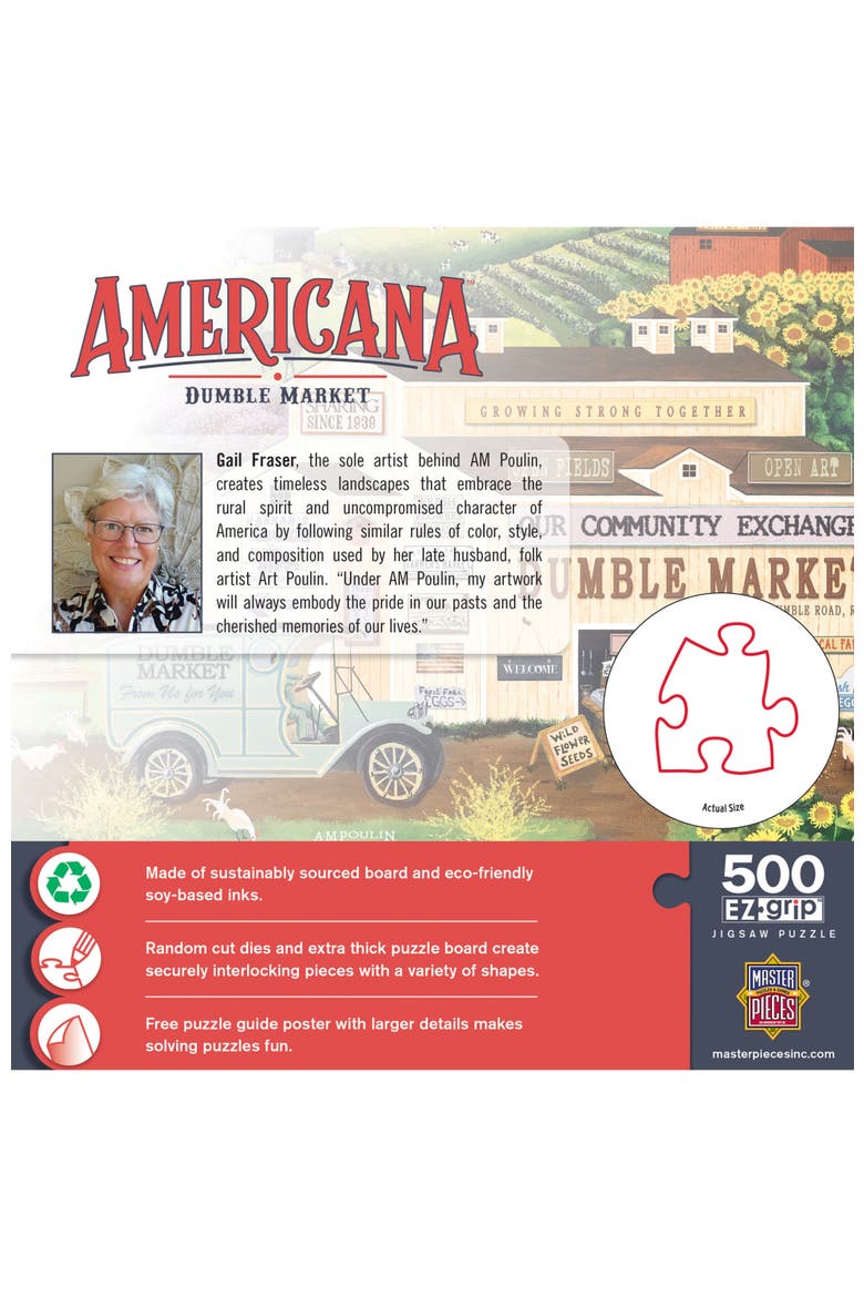 Dumble Market 500 Piece Jigsaw Puzzle, Alternate, color, Multicolor