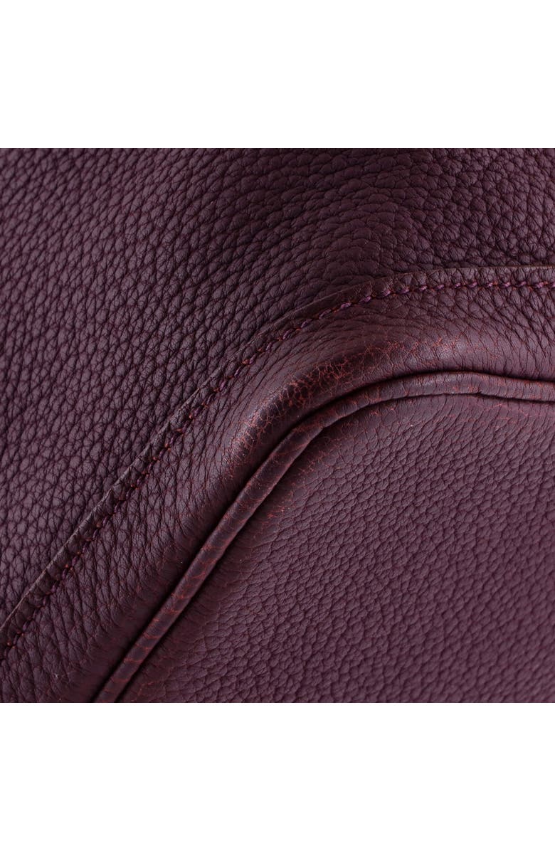 Pre-Owned Hermes Garden Party Tote Leather 36, Alternate, color, Cassis