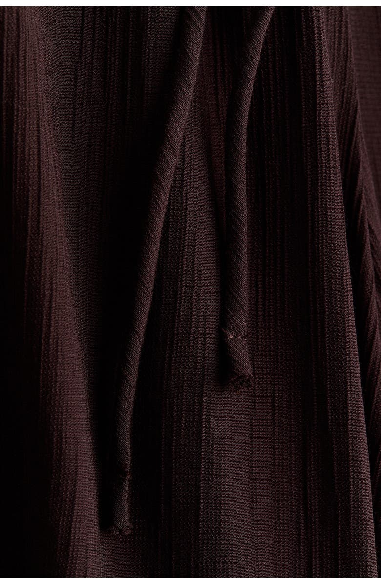 H&M Balloon Drawstring Trousers, Alternate, color, Dark Brown