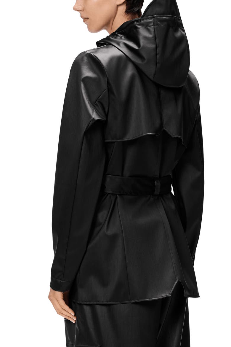 Curve Waterproof Rain Jacket, Alternate, color, BLACK GRAIN