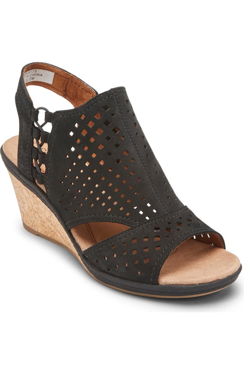 Rockport Cob Hill Janna Wedge Sandal, Main, color,