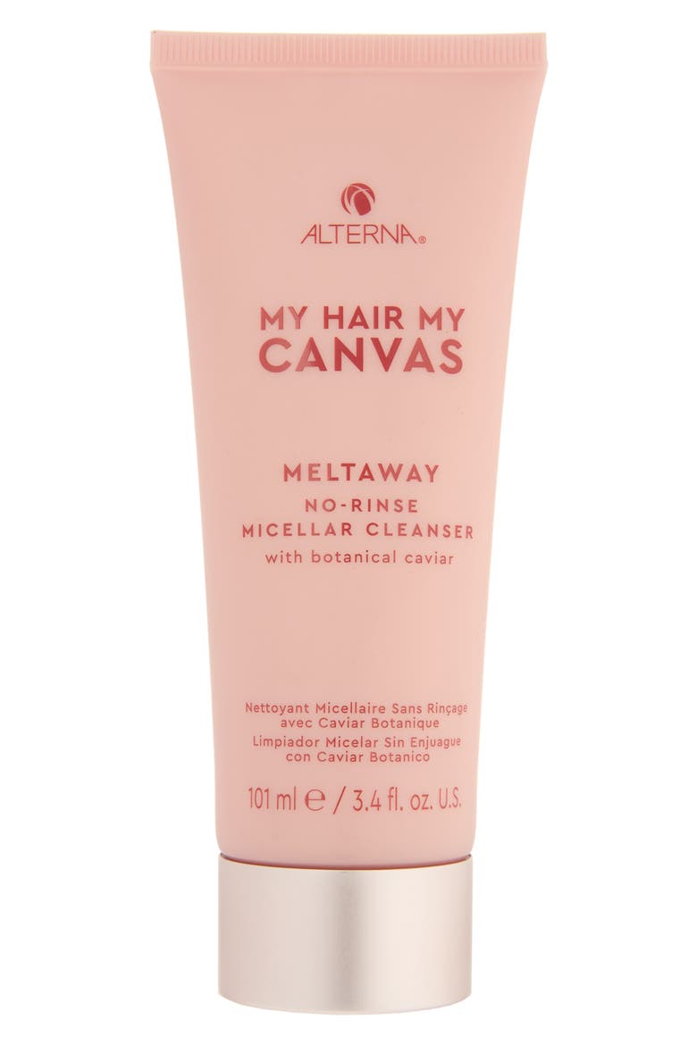 My Hair My Canvas Meltaway No-Rinse Micellar Cleanser, Main, color, NO COLOR