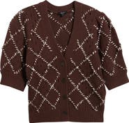 Rails Isla Whipstitch Elbow Sleeve Cardigan